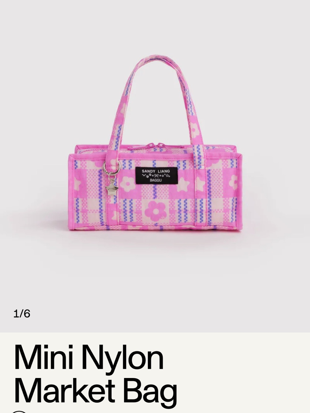 Sandy Liang x BAGGU Mini Nylon Market Bag